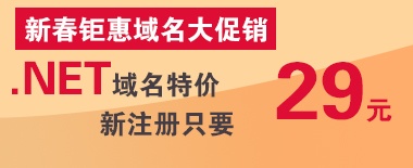 �´��һ������������.net������ע��ֻҪ29Ԫ��